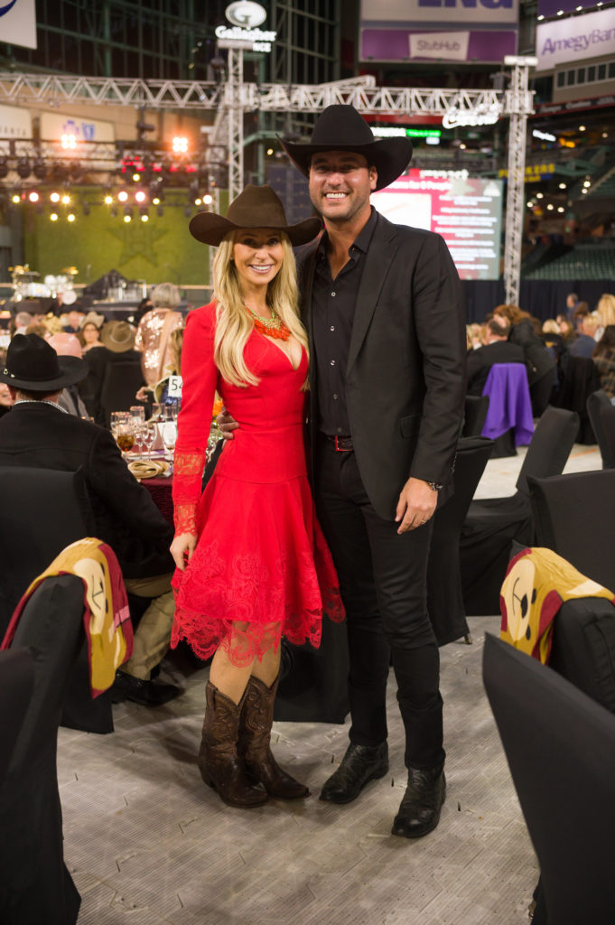 Chita & Lane Craft at the Shriners Children’s Celebration of the Century on the field at Minute Maid Park. (Photo by Daniel Ortiz)