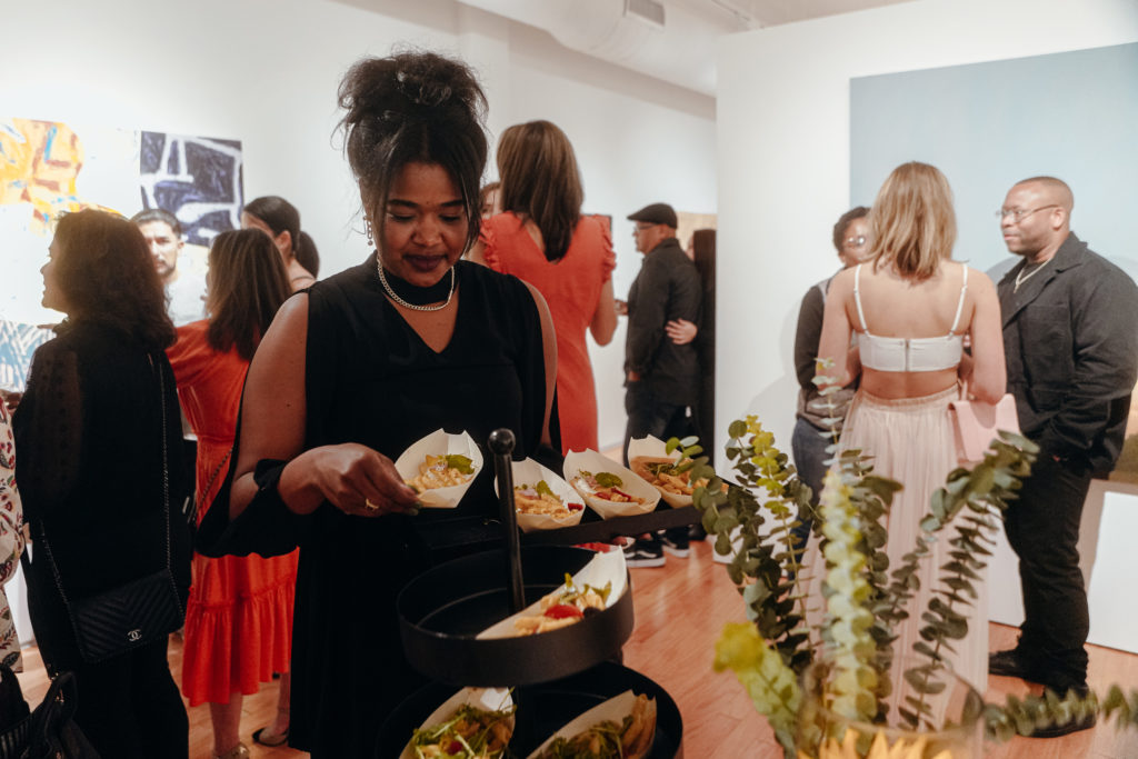 Danielle Watkins at CoolxDad X Color Box at ELLIO Fine Art (Photo by William Issac)