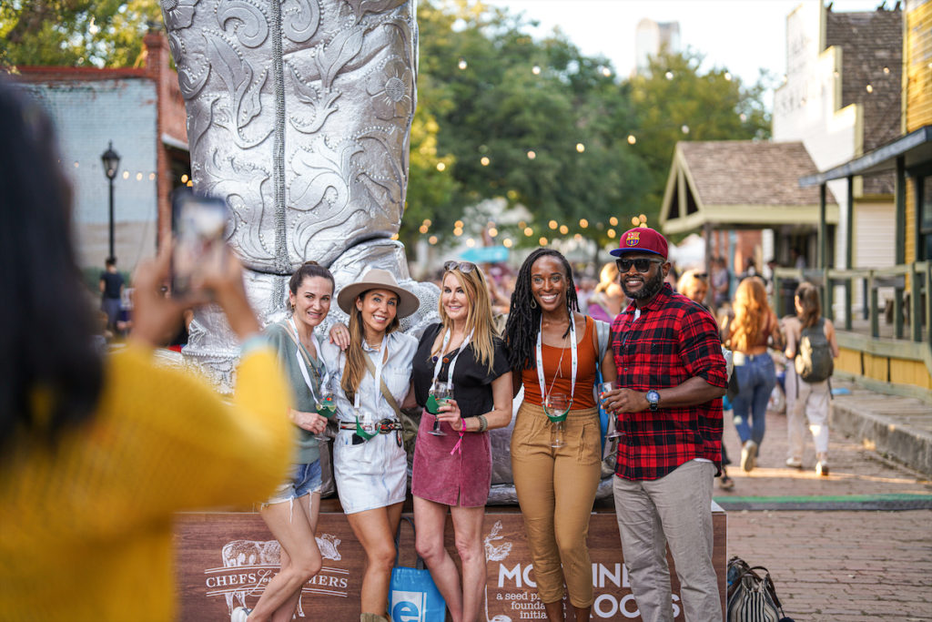 Scenes from the 2022 Main Event, the grand finale of the annual Chefs for Farmers food and wine festival in Dallas' Old City Park.
 (Photo by Robert Lerma)
