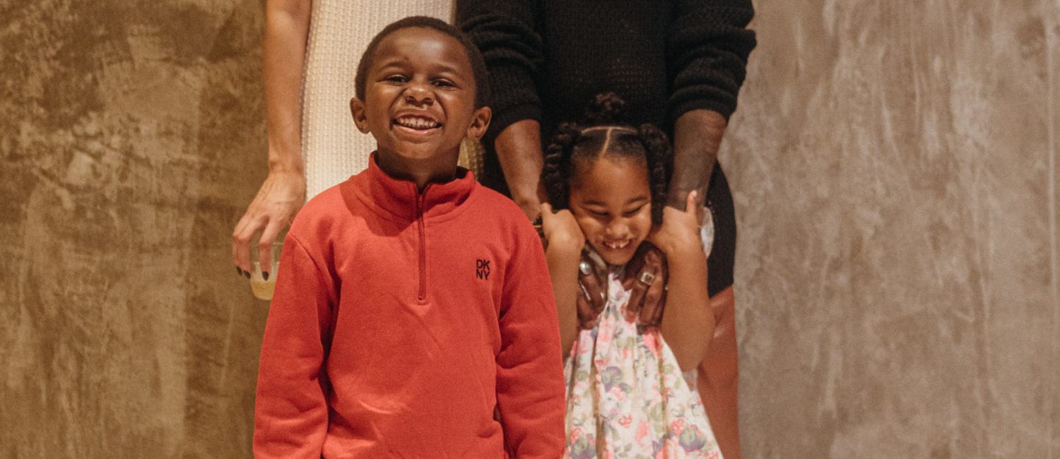 Lacee Jacobs-Barnett & Kevin Barnett with their family at the Color Box Kick Off Event. (Photo by William Issac)