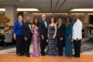 The Health Museum standouts Carol Paret, Daryl Shorter, Toma Omofoye, John Arcidiacono, Maria Fernandez, and Jesus Villejo, Jackie Ward, Gary Sheppard - BC, Gary Sheppard, MD (Photo by Wilson Parish)