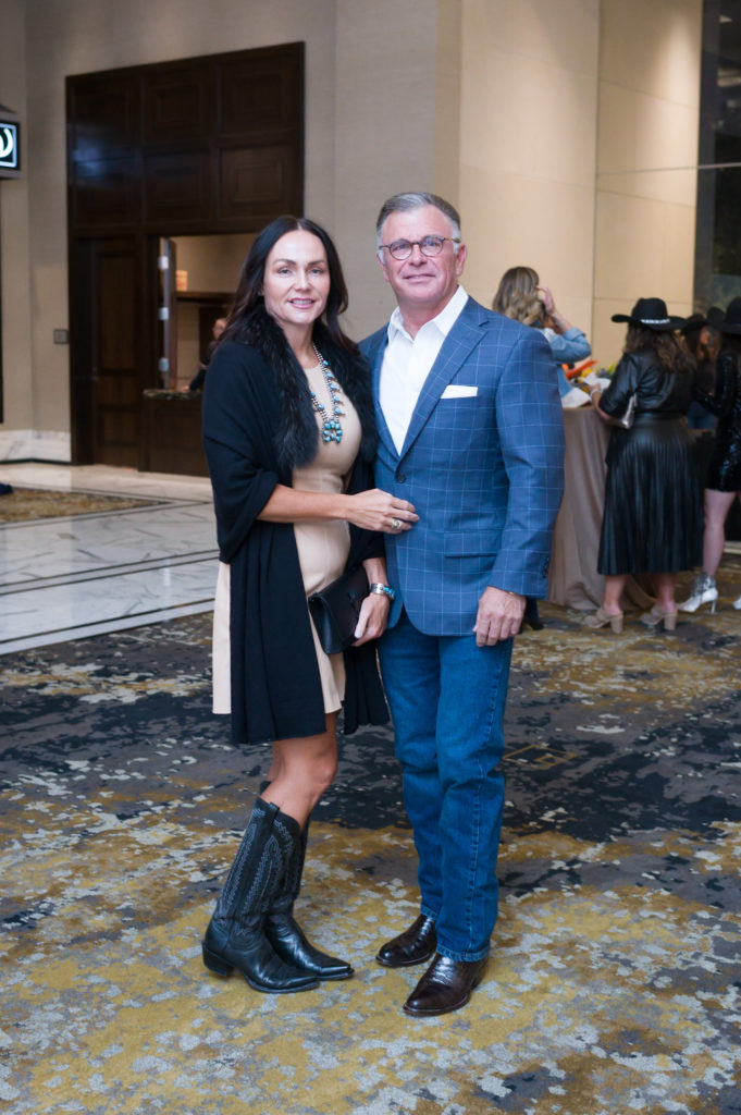 Dana Barton & Robert Clay at the 'Grand Champion for TEACH' fundraiser. (Photo by Daniel Ortiz)