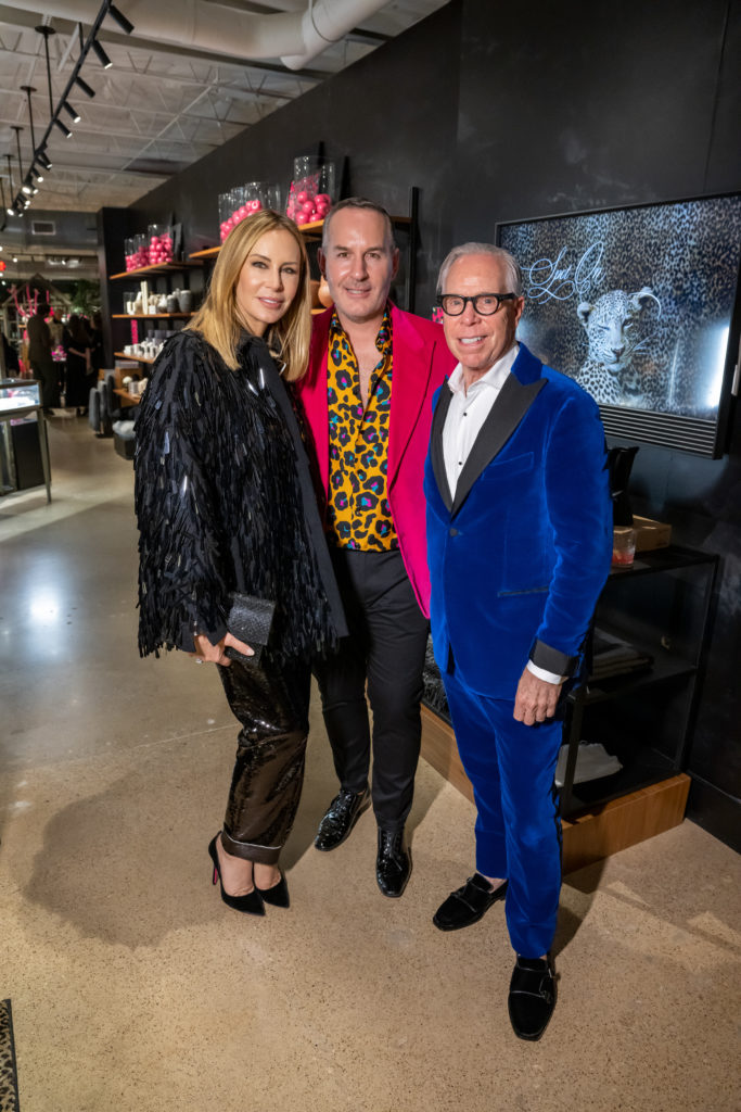 Dee Hilfiger, Brian Bolke, Tommy Hilfiger  (Photo by Bruno Snap the Picture and Polaroids by Ashley Longshore and Ali Williams)