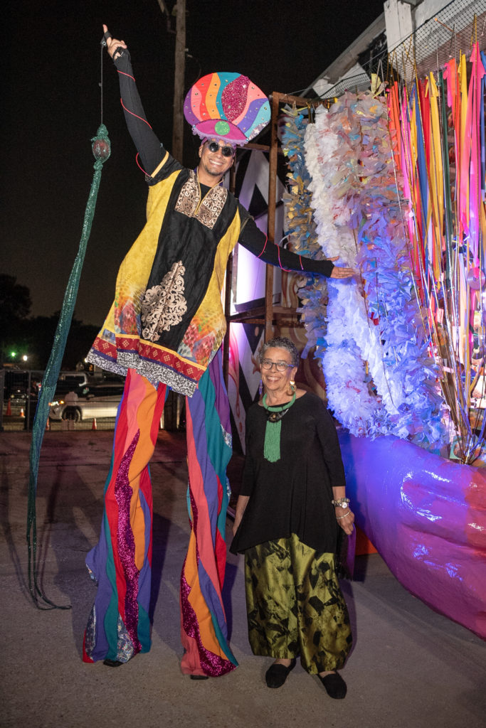 Dr. Alvia Wardlaw at Orange Show Gala (Photo by David DeHoyos)