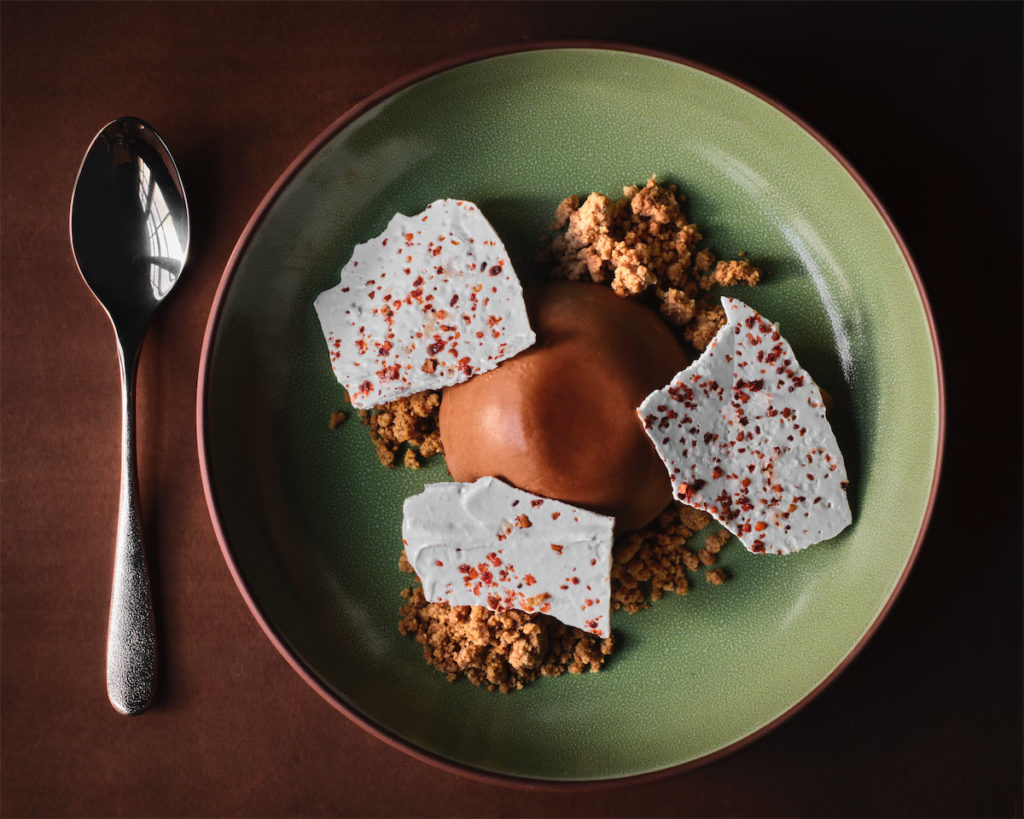 End your meal with the Mexican Chocolate dessert from El Carlos Elegante. (Courtesy of Douglas Friedman)