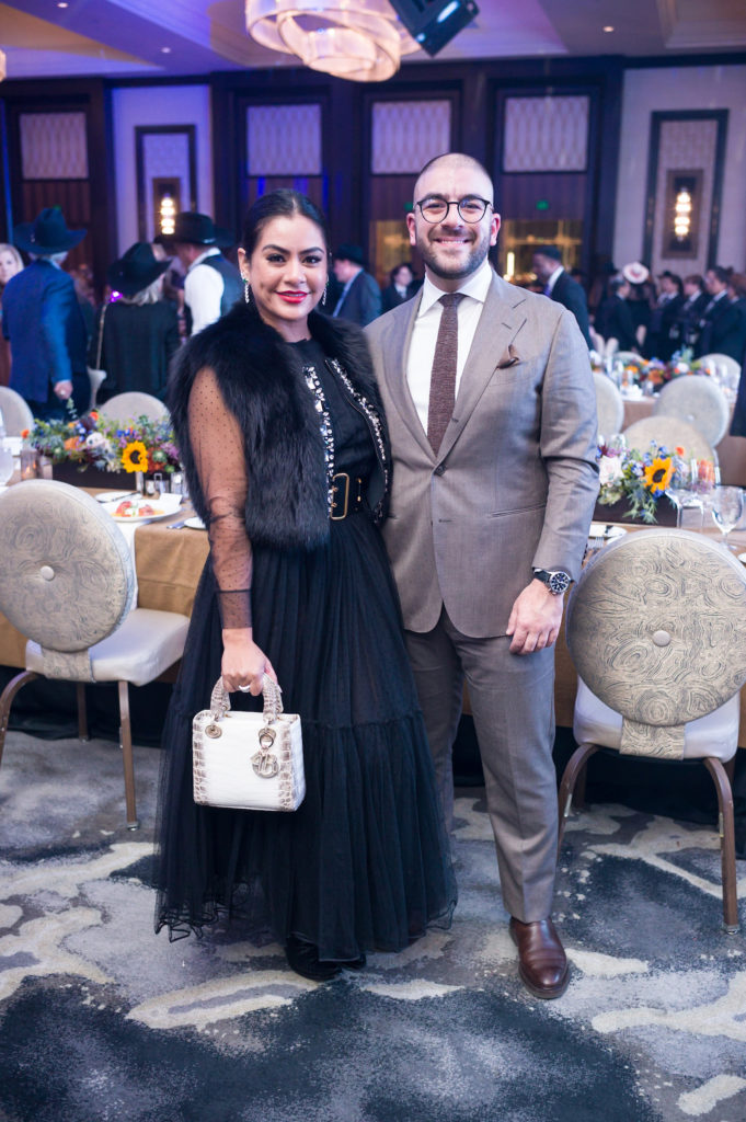 Elia Bagganelli, Talal Khayat at the 'Grand Champion for TEACH' fundraiser. (Photo by Daniel Ortiz)