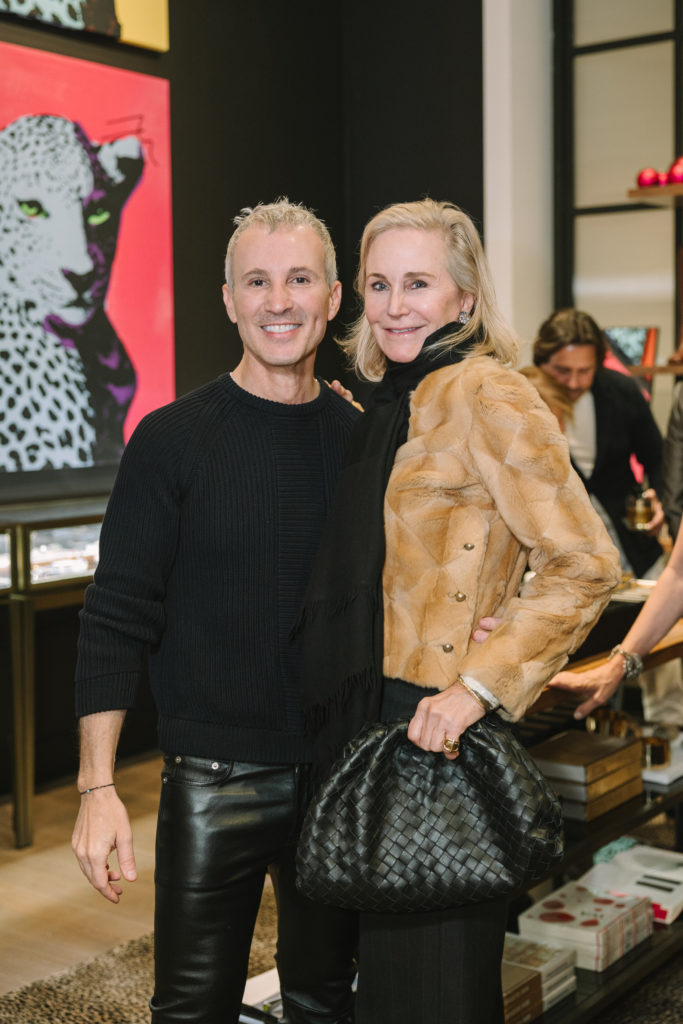 Faisal Halum, Cathy Echols at The Conservatory post-opening bash in River Oaks District. (Photo by Johnny Than)