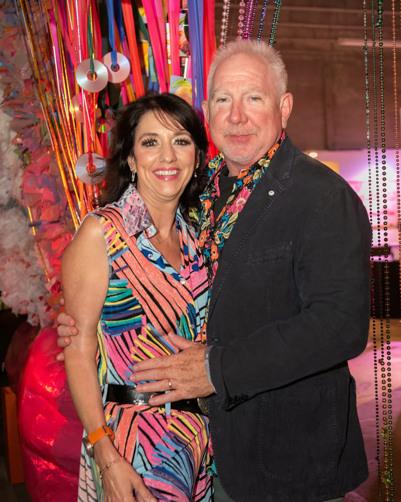 Franny Koelsch Jeffries & John Jeffries at Orange Show Gala (Photo by David DeHoyos)