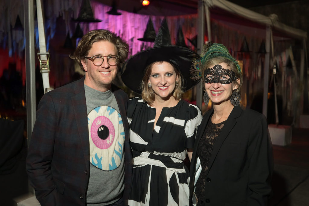 Craft Center executive director Perry Price & Rosemary Price, Mary Headrick at Houston Center for Contemporary Craft Martini Madness (Photo by Katy Anderson)