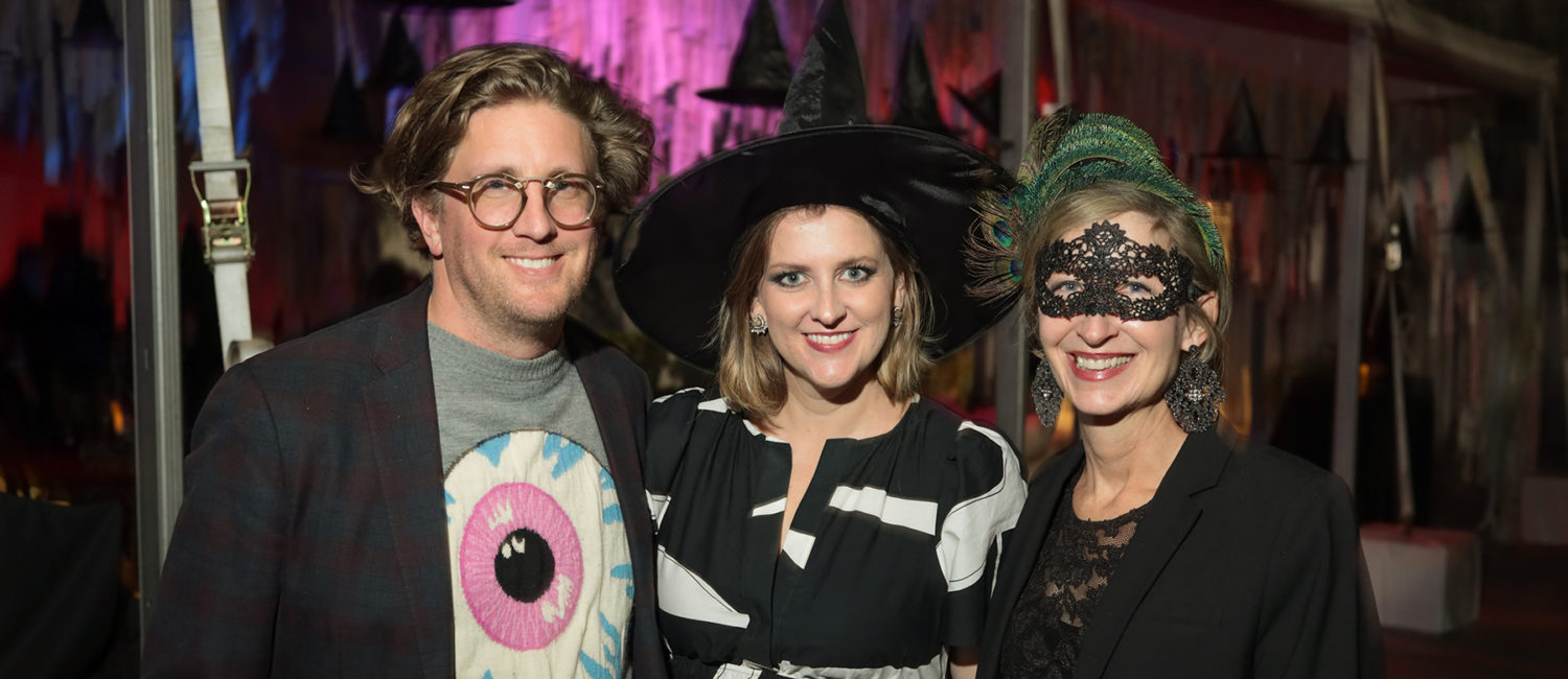 Craft Center executive director Perry Price & Rosemary Price, Mary Headrick at Houston Center for Contemporary Craft Martini Madness (Photo by Katy Anderson)