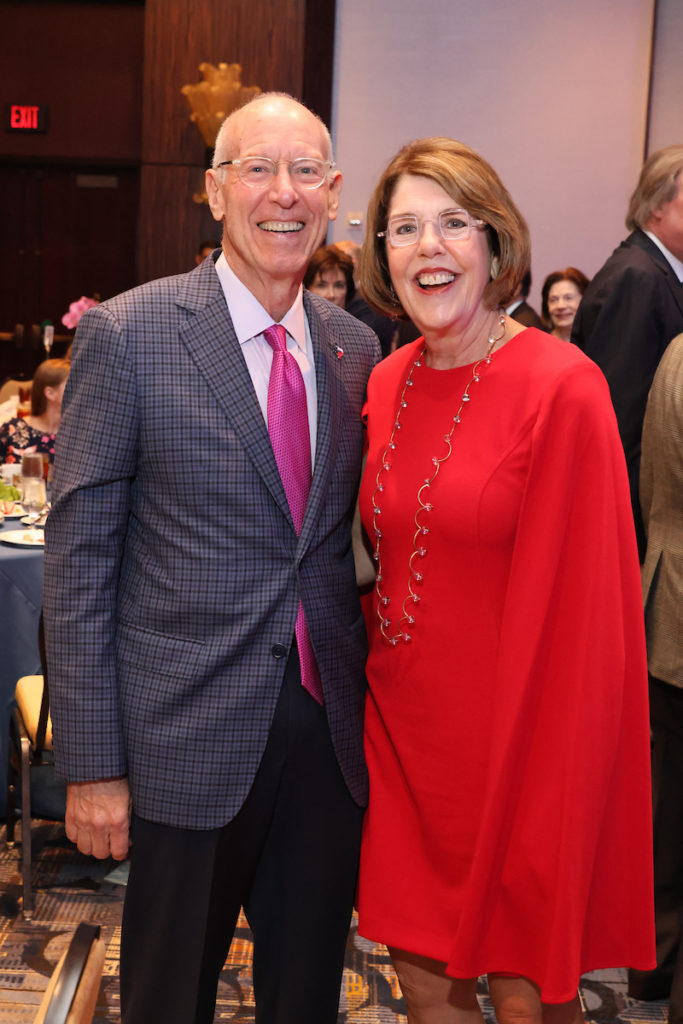 David Mincberg & Lanie Gordon at Holocaust Museum Houston Guardian of the Human Spirit Award luncheon.