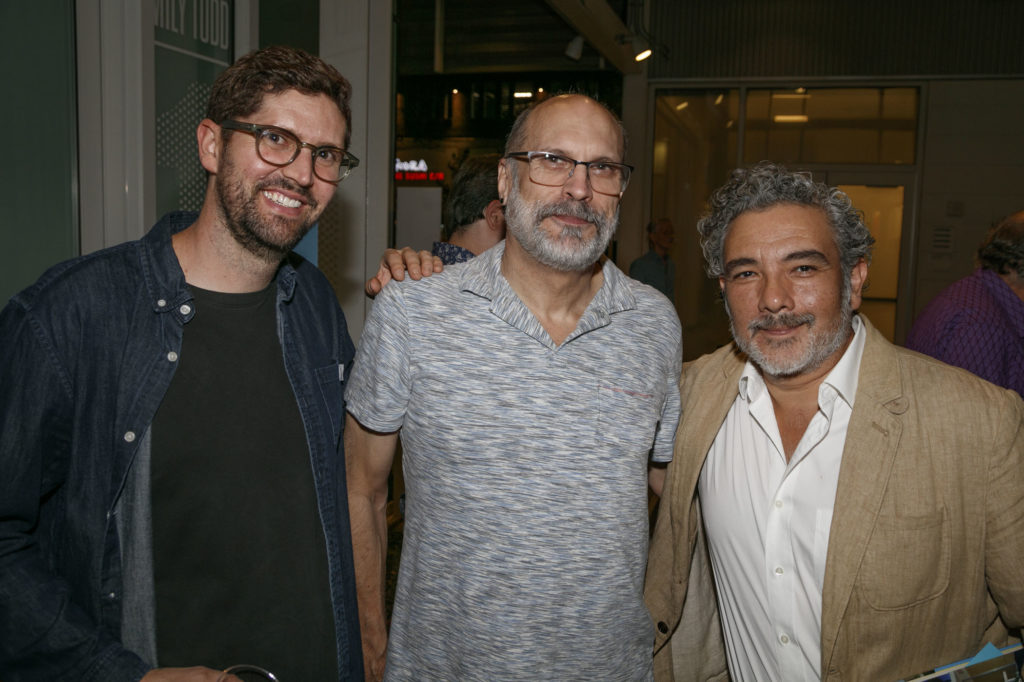 Josey Shaw, Marty Martin, Rogelio Rendon at Houston Mod William F. Cody lecture and book signing (Photo by Benjamin Hill)