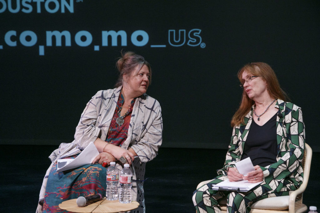Katie Nartonis, co-author Catherine Cody Nemirovsky at Houston Mod William F. Cody lecture and book signing (Photo by Benjamin Hill)