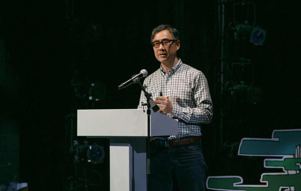 Co-author Don Choi at Houston Mod William F. Cody lecture and book signing (Photo by Benjamin Hill)