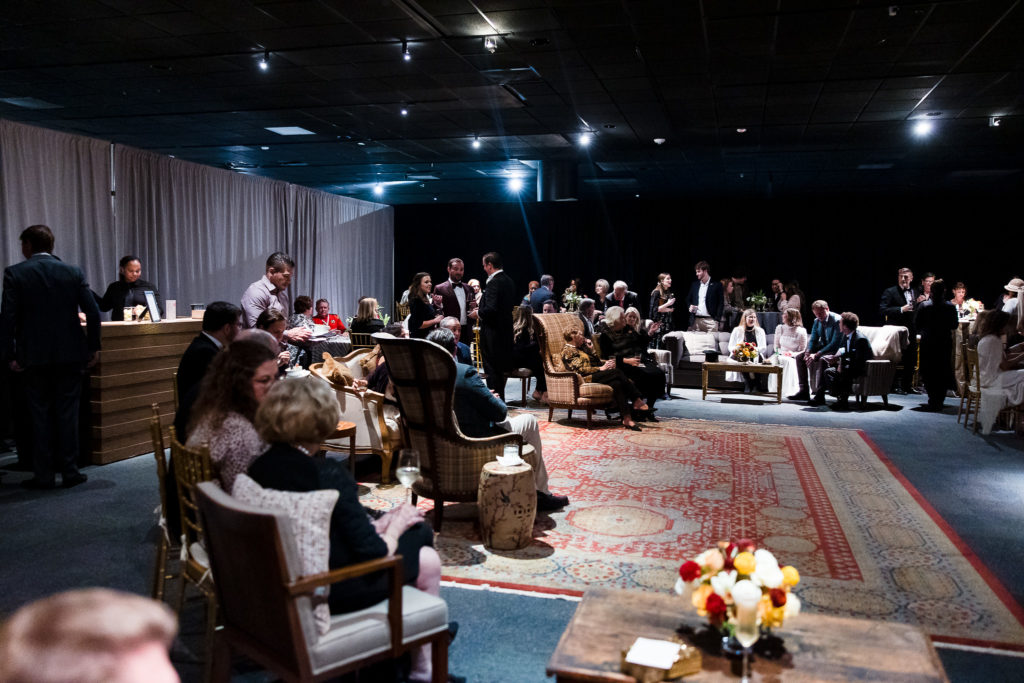 The circa 1914 salon created for the mummy reveal at the HMNS. (Photo by Hung L. Truong)