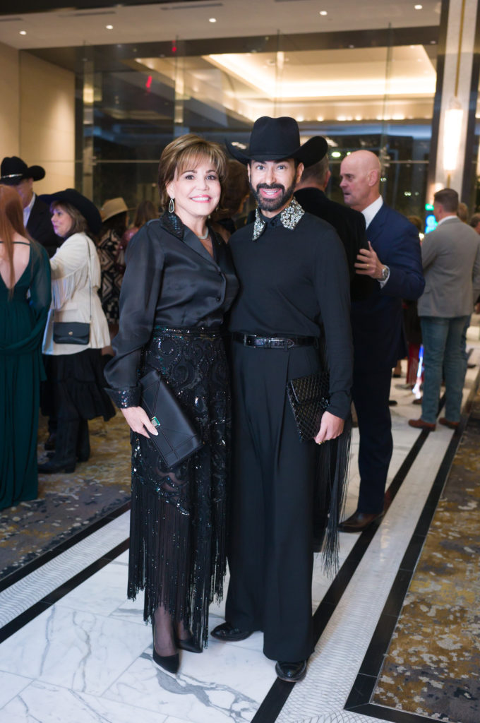 Hallie Vanderhider, Fady Armanious at the 'Grand Champion for TEACH' dinner (Photo by Daniel Ortiz)