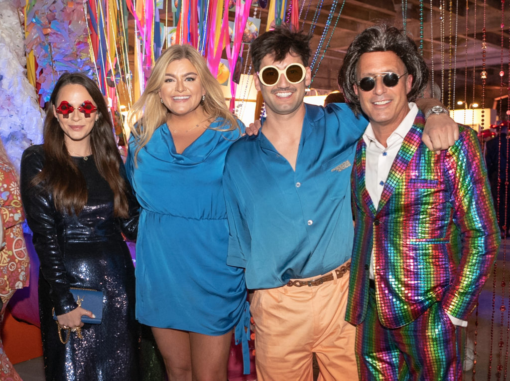 Hannah Swiggard, Lauren Gray, Walker Wright, Mark Sullivan at Orange Show Gala  (Photo by David DeHoyos)