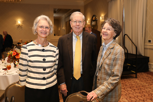 Beverly Wiemer, Jonathan Day, Nancy Powell Moore at the Houston Heritage Luncheon (Photo by Priscilla Dickson)