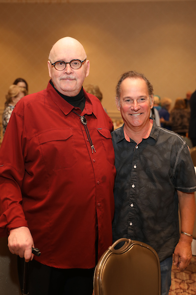 Ted Swindley, Rich Johnson at the Houston Heritage Luncheon (Photo by Priscilla Dickson)