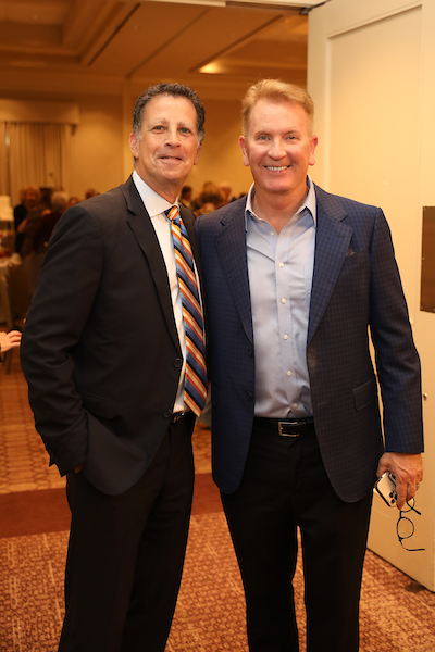 Barry Mandel, Frank Billingsley at the Houston Heritage Luncheon (Photo by Priscilla Dickson)
