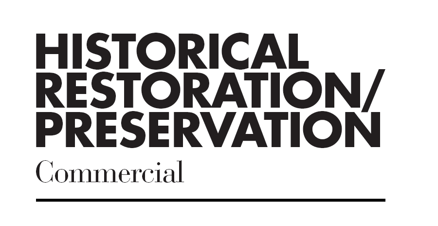 Historical Restoration-Preservation- comercial heading (Photo by Jonathan Zizzo)