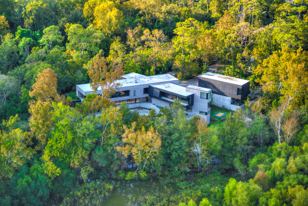 The 14,868 square foot contemporary on Mott Lane in Houston's Memorial Villages hits the Sotheby's Auction Concierge auction block next month. (Photo courtesy of Martha Turner Sotheby's International Realty)
