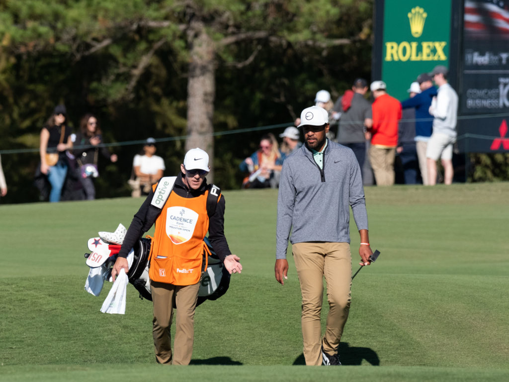 Tony Finau truly enjoyed his walks around Memorial Park. (Photo by F. Carter Smith)