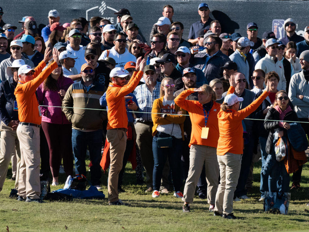 Even starting just days after the Astros won the championship, the Houston Open still drew significant crowds. (Photo by F. Carter Smith)