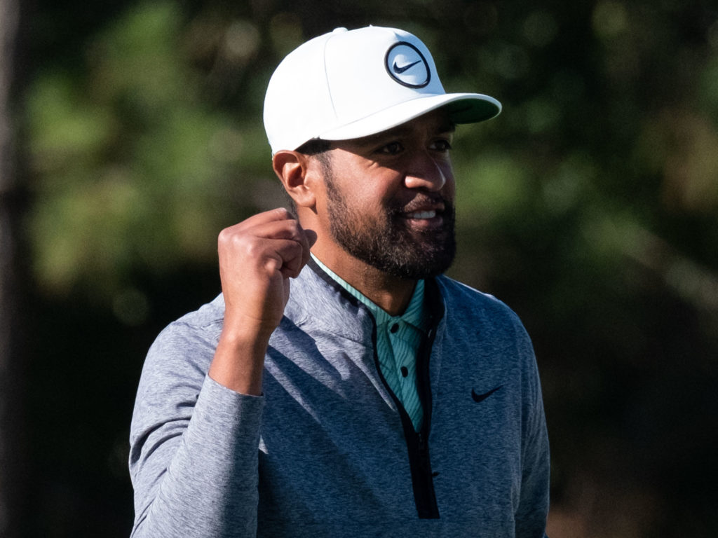 Tony Finau made a statement at the Houston Open. (Photo by F. Carter Smith)