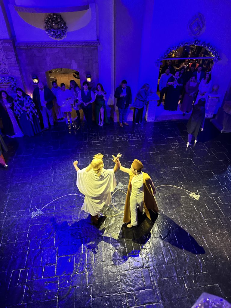 Dance lessons got the Yule Ball rolling.