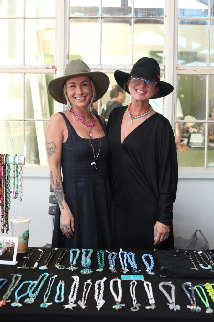 Royal Nomad Jewelry's Carly Katherine Remington, Khris Remington-Golonka at The Halles Sip & Shop (Photo by Chris Pierre Bachman)