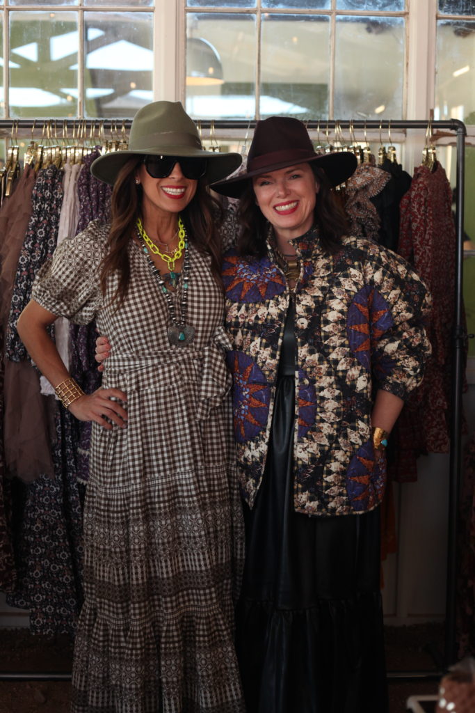 Frock Shop's Selina Stanford, Tiffany Blaylock at The Halles Sip & Shop (Photo by Chris Pierre Bachman)