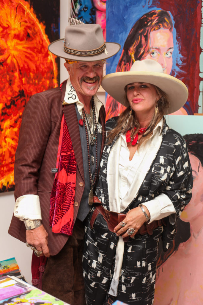 Crown Bar's Andy Johnson & Beth Weishuhn at Disco Cowboy Thank You Party (Photo by Chris Pierre Bachman)
