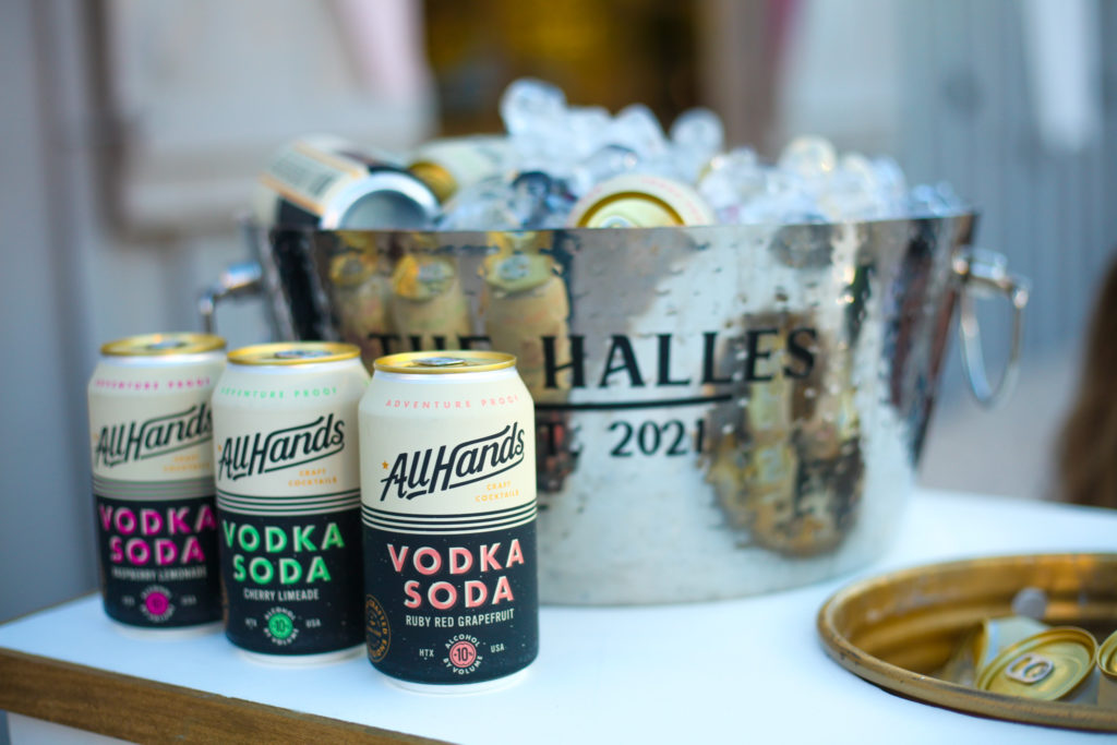 The Halles sponsor AllHands fueled the cocktails at Disco Cowboy Thank You Party. (Photo by Chris Pierre Bachman)