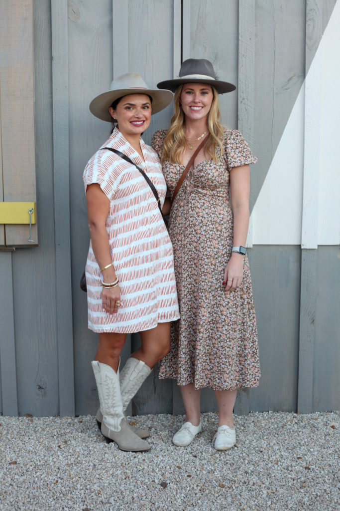 Kathryn Simpson, Megan Carpenter at Disco Cowboy Thank You Party (Photo by Chris Pierre Bachman)