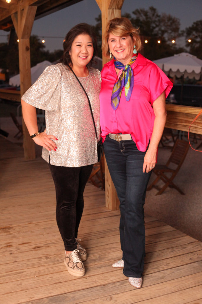 Mary Hoang-Do, Linda Plant at Disco Cowboy Thank You Party (Photo by Chris Pierre Bachman)