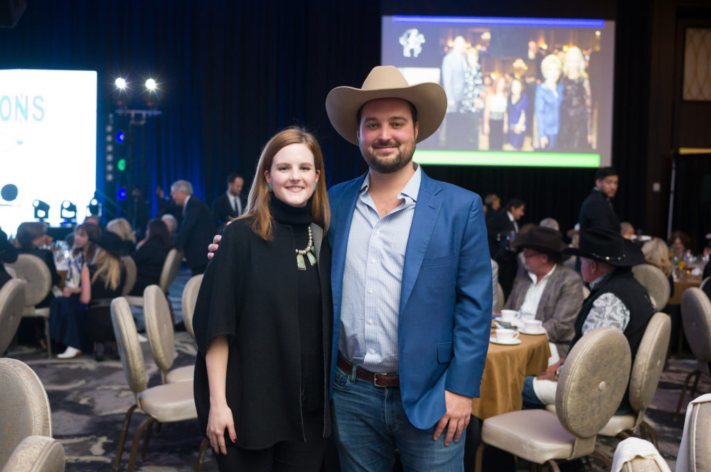 Jenna Lindley, Matthew Lindley at the 'Grand Champion for TEACH' fundraiser. (Photo by Daniel Ortiz)