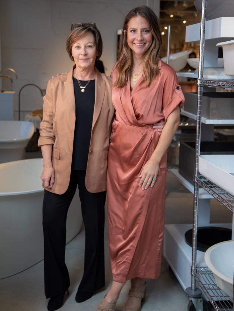 Jennifer Gaumond, Lauren Kuchelmeister at Barbara Sallick book signing at Elegant Additions (Photo by Miroma Photography)