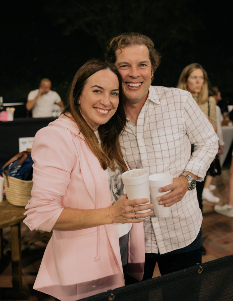 Amy & Slade Stargel at the pickleball tournament benefiting A Shelter for Cancer Families (Photo by Jenny Antill)