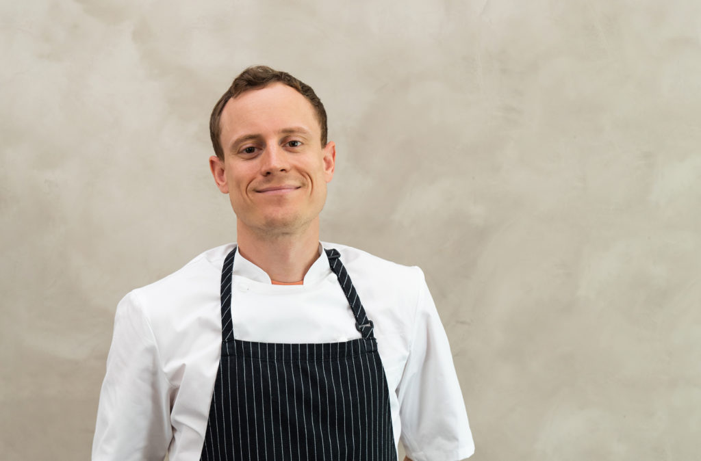 Navy Blue's executive chef is Jerrod Zifchak whose C.V. boasts time spent in the kitchens of Cafe Boulud and Le Bernadin. (Photo by Michael Anthony)