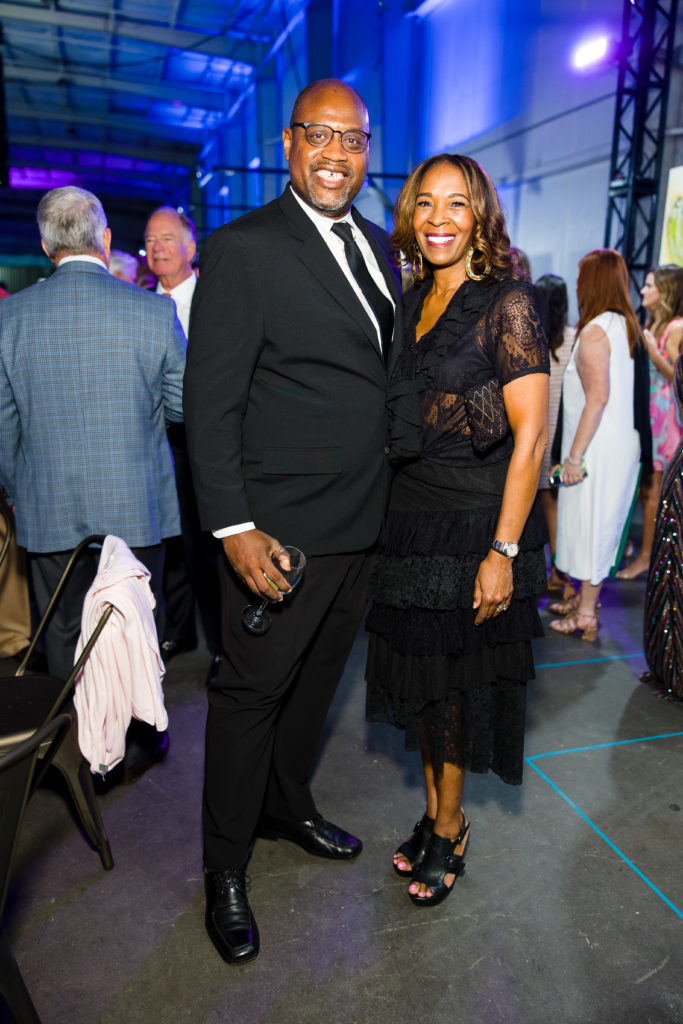Darin Brown & Jodye Beard-Brown at the Houston Arts Alliance Add on Art Gala (Photo by Johnny Than)