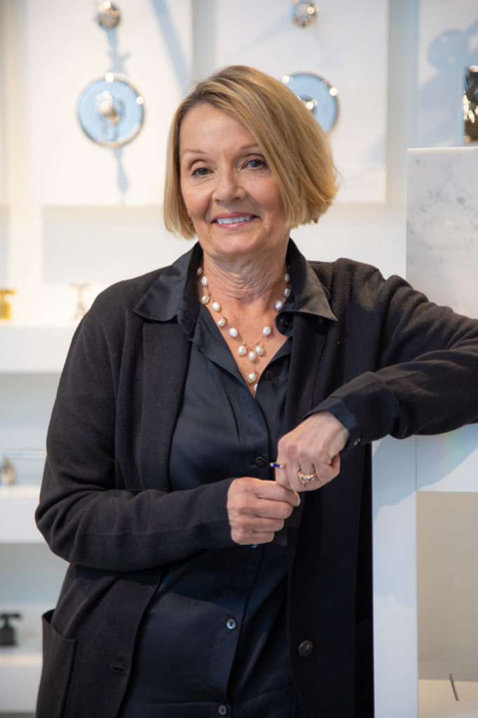 Julie Koch, Elegant Additions owner at Barbara Sallick book signing (Photo by Miroma Photography)