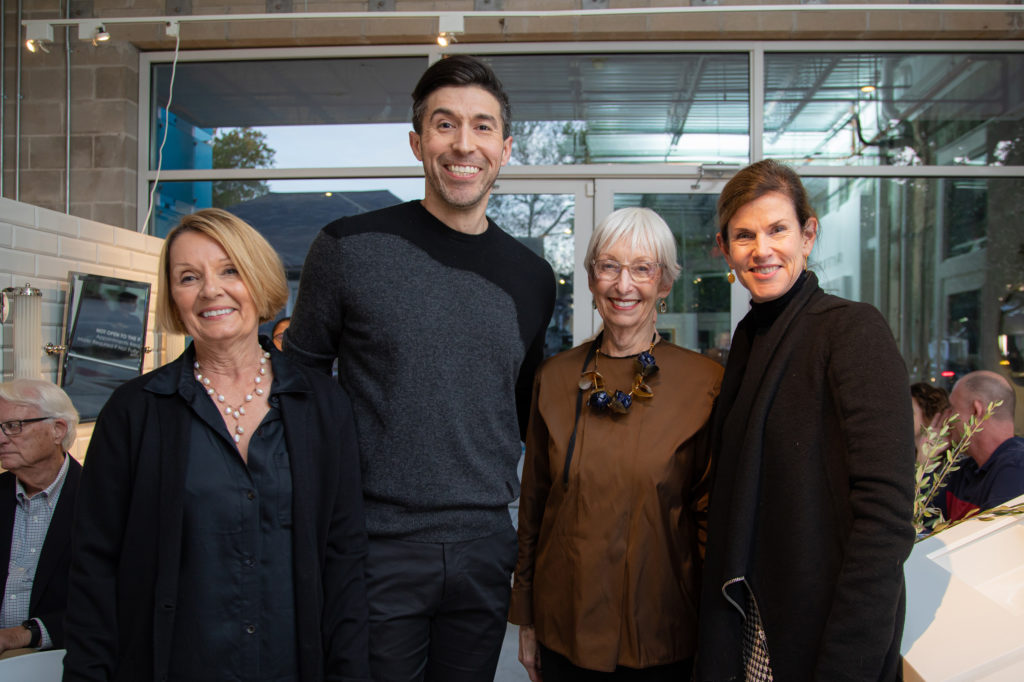 Julie Koch, Boomer Hudson, author Barbara Sallick, Linda Eyles at Barbara Sallick book signing at Elegant Additions (Photo by Miroma Photography)