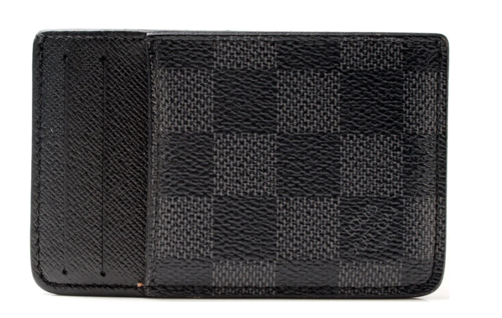 Neo Porte Cartes Card Holder Damier Graphite