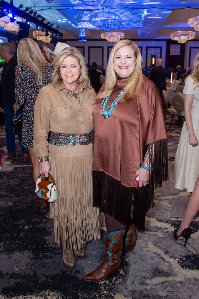 Kelli Weinzierl, Dee Dee Marsh at the 'Grand Champion for TEACH' fundraiser. (Photo by Jacob power)