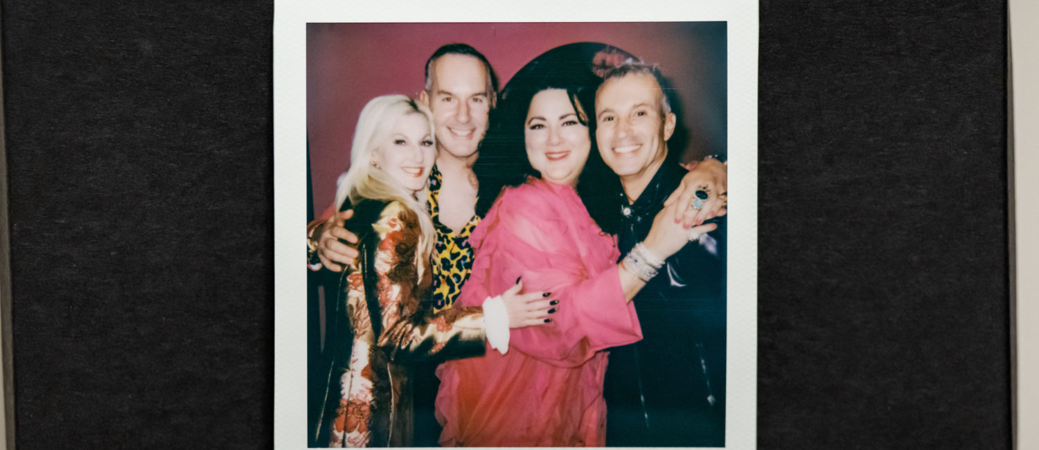 Kelly B, Brian Bolke, Ashley Longshore, Faisal Halum (Photo by Bruno Snap the Picture and Polaroids by Ashley Longshore and Ali Williams)