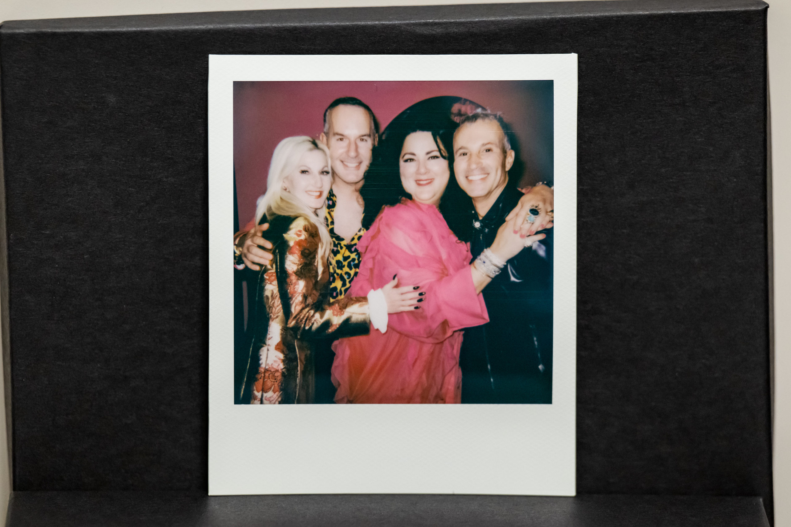 Kelly B, Brian Bolke, Ashley Longshore, Faisal Halum (Photo by Bruno Snap the Picture and Polaroids by Ashley Longshore and Ali Williams)