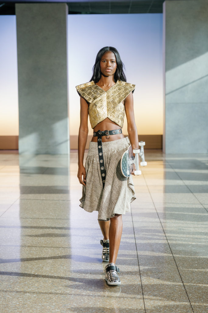 More from the Louis Vuitton women's cruise 2023 collection. Photo Megan Kay.