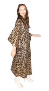 La Vie Sequin Leopard Caftan