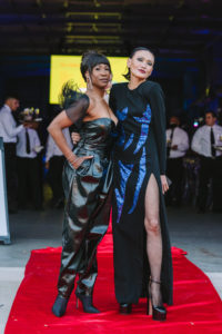 Honoree Lauren Anderson, Duyen Nguyen at the Houston Arts Alliance Add on Art Gala (Photo by Johnny Than)